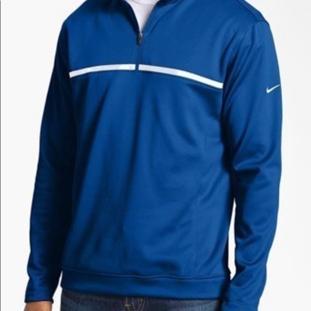 Nike golf tour performance therma fit navy pullover